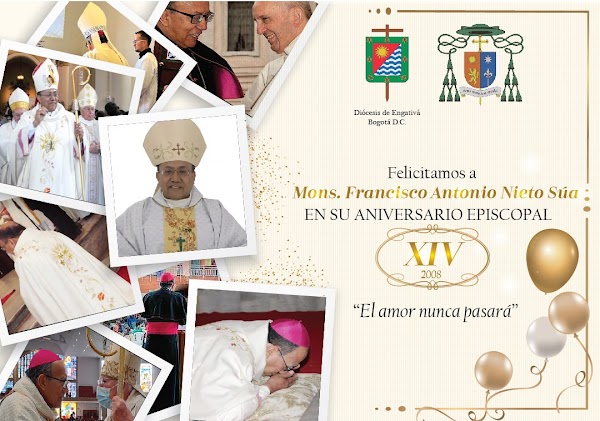 Felicitaciones Mons. Francisco Antonio Nieto Sua