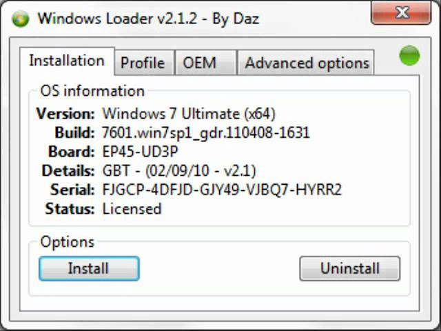 Free Download Windows Loader  v2.2.2 For Windows By DAZ Terbaru 2016