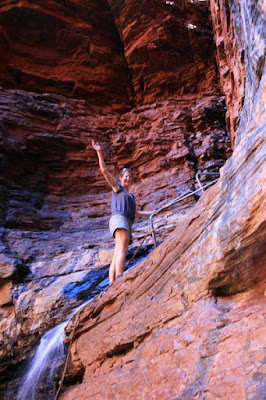 Handrail Pool Weano Gorge Karijini National Park Western Australia