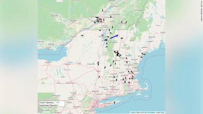 ONDA EXPANSIVA DE METEORO SACUDE EDIFICIOS EN VERMONT Y CANADA