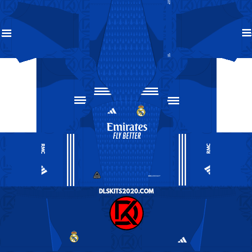 Real Madrid CF DLS Kits 2023-2024 Released Adidas - DLS 2019 Kits (Goalkeeper Away)