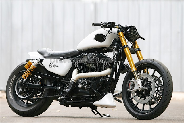 Kombinasikan Cafe Racer dan Sporty, Modifikasi Cafe Racer Harley-Davidson Sportster 1200 Ini Tampil Keren!