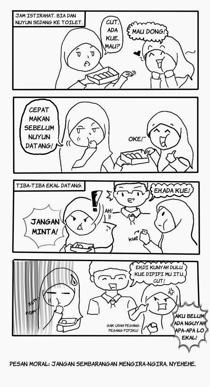 Gambar Komik Lucu Muslimah Update Status