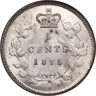 Canada 5 Cents Silver Coin