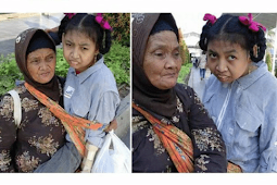 Nenek 74 tahun Gendong Cucunya dari Bogor ke RSCM