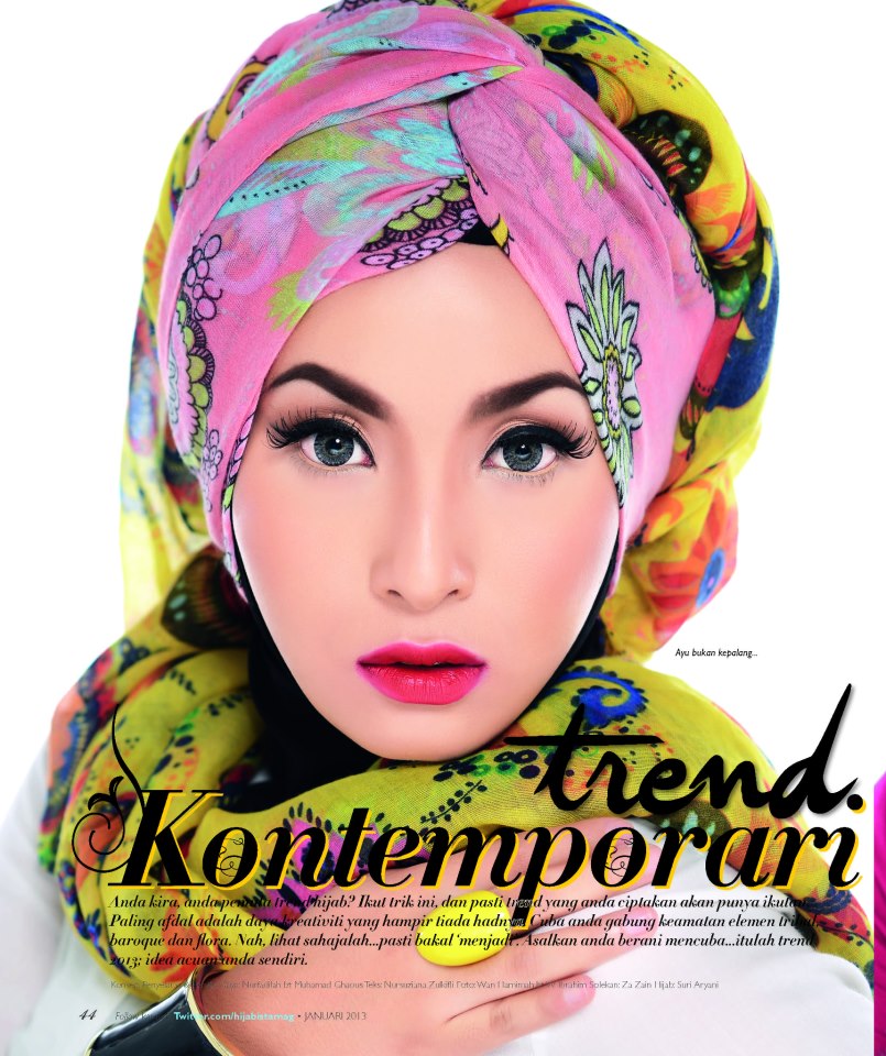 La Verità di Mya Zulkifli: Hijabista Magazine January 2013