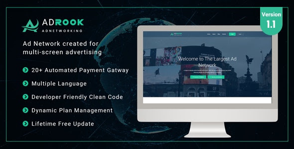 AdsRock v1.1 – Ads Network & Digital Marketing Platform