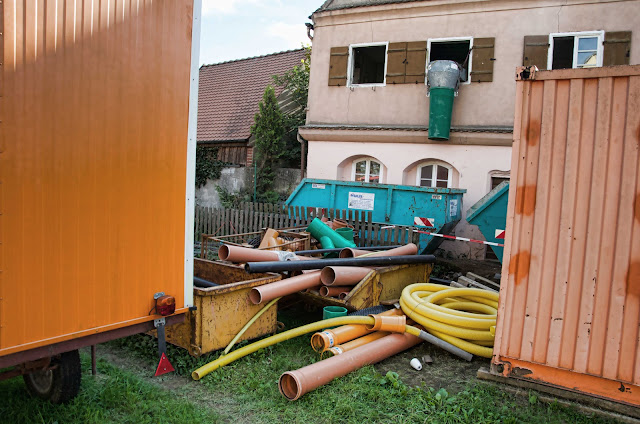 Baustelle Sanierung, Ehemals Wohnung des Scharfrichters, Muckenbrünnlein 11, 91550 Dinkelsbühl