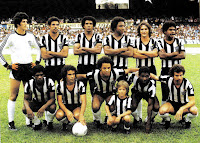 Clube ATLÉTICO MINEIRO - Belo Horizonte, Minas Gerais, Brasil - Temporada 1978 - João Leite, Toninho Cerezo, Vantuir, Márcio, Alvez  y Valdemir; Marinho, Ângelo, Reinaldo, Paulo Isidoro y Ziza - Vencedor en el Campeonato Mineiro en 1978