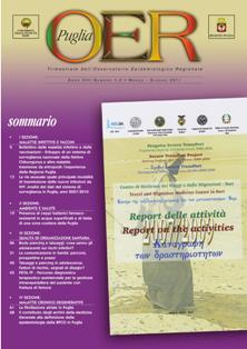 OER Puglia 2011-01/02 - da Marzo a Giugno 2011 | ISSN 2039-7135 | TRUE PDF | Trimestrale | Professionisti | Medicina | Ricerca
La rivista tratta tematiche inerenti l'epidemiologia e la sanità pubblica.
Tutti i lavori pubblicati sono inediti ed in esclusiva.