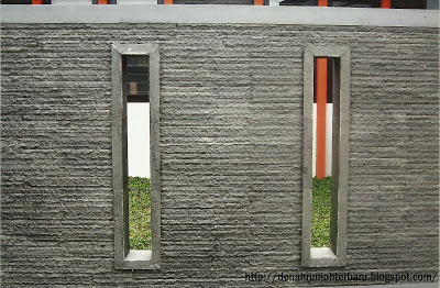 Pagar Rumah Tembok Batu Alam  Desain Denah Rumah Terbaru 