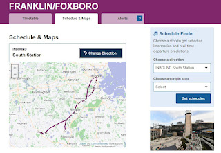 Starting May 20: Franklin/Foxboro Line schedule change