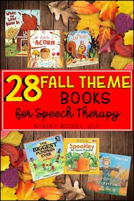 28 Fall Themed Books for Speech Therapy