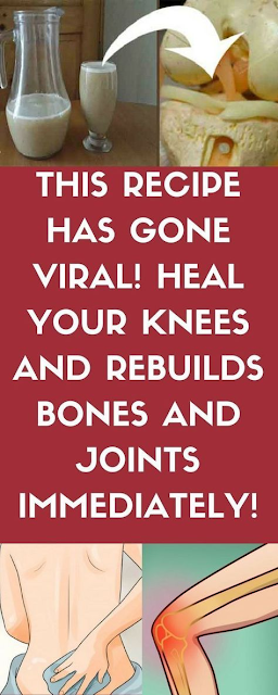 THIS RECIPE HAS MADE ALL DOCTORS CRAZY! IT HEALS YOUR KNEES AND RECONSTRUCTS BONES AND JOINTS IMMEDIATELY!