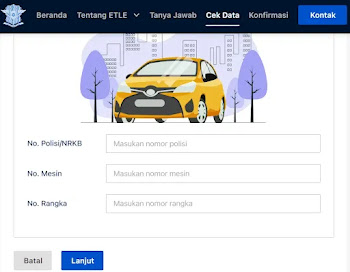 Cara Mengecek Tilang Elektronik ETLE Online Tanpa APK