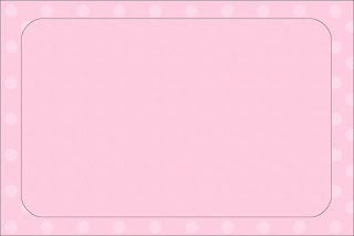 Pink with Pink Polka Dots: Free Printable Invitations, Labels or Cards.