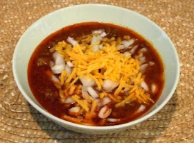 my award-winning chili in a bowl 