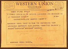 Dartmouth Night Telegram: From Leningrad