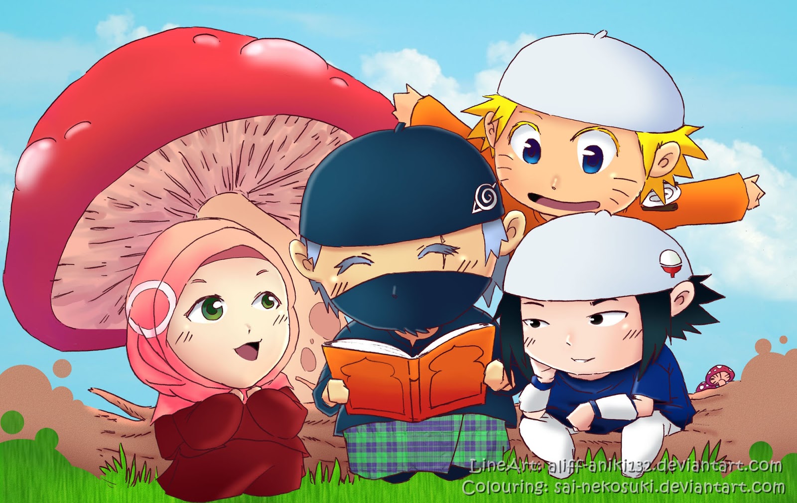 Kumpulan Animasi  Naruto  Muslim Design Kartun 