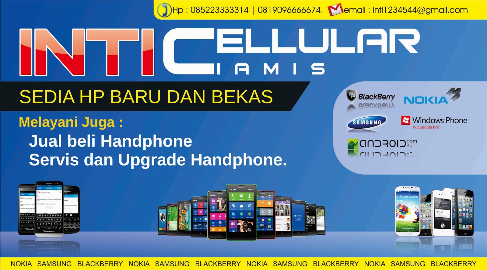 Banner Counter HP INTI Cell  Download Desain Cdr Gratis 