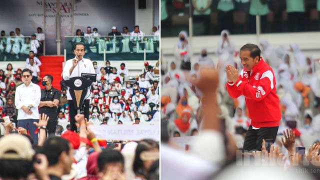 Kritik Keras Acara Relawan di GBK, Politikus PDIP: Pak Jokowi Dijebak!