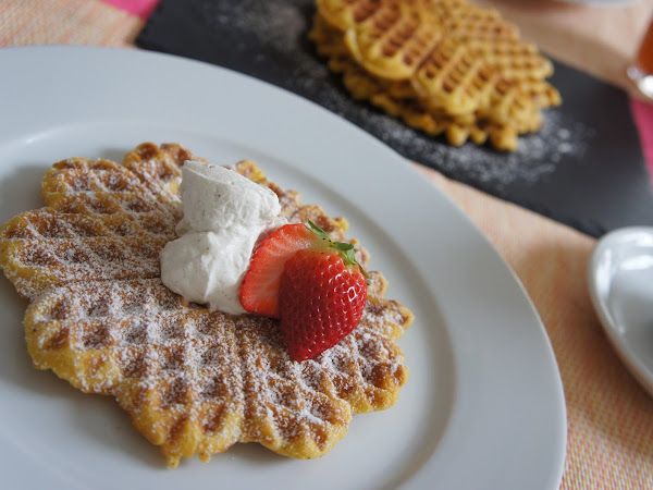 REZEPT: glutenfreie Karotten-Waffeln