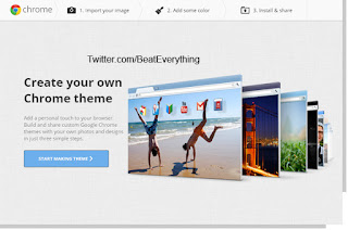 How to create theme for Google Chrome