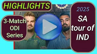 India vs South Africa ODI Series