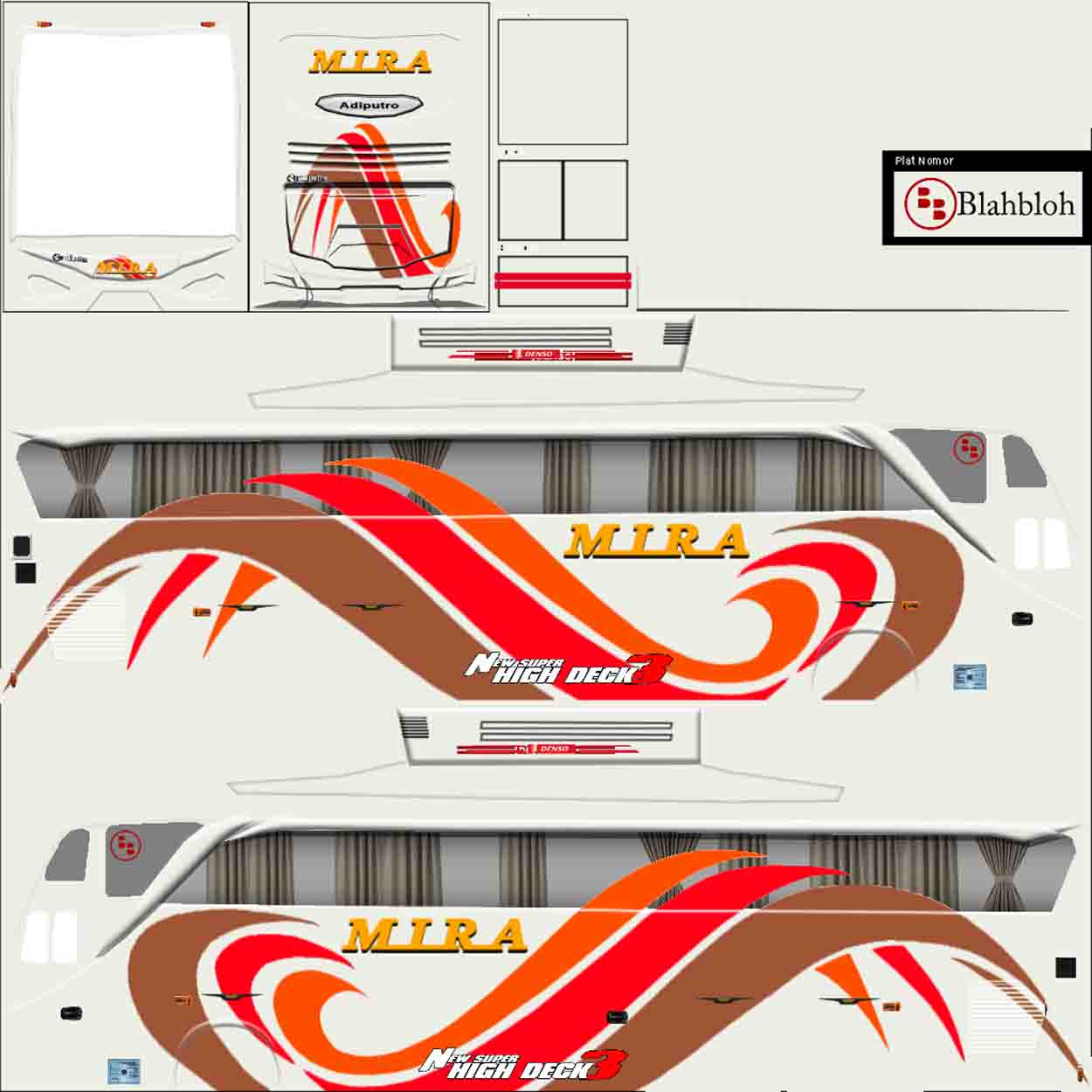 livery bus mira