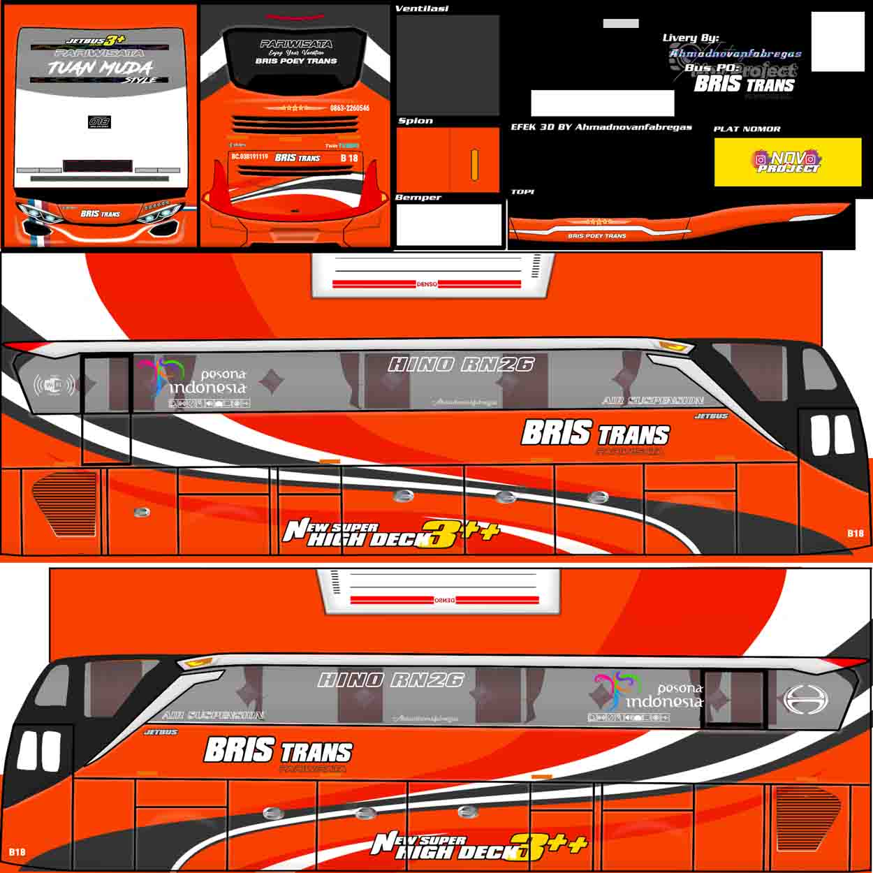 livery bus viral