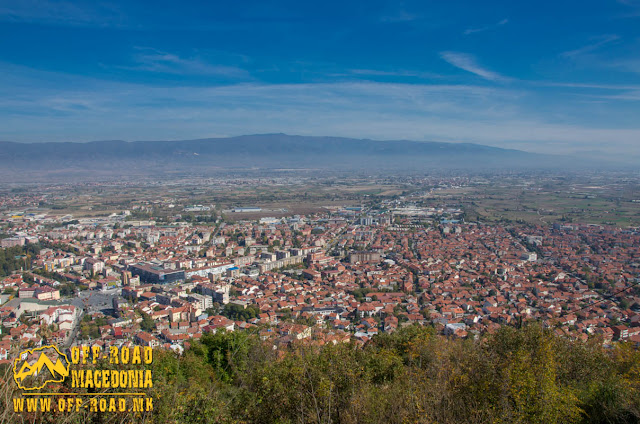 Panorama - Strumica city  - View from Carevi Kuli (Czar's Towers) 