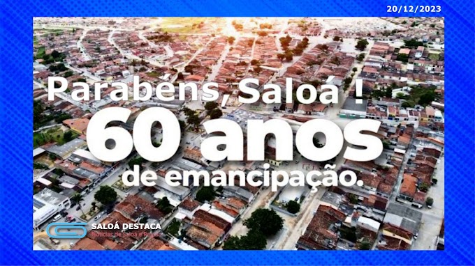 Saloá completa hoje (20/12) 60 anos !