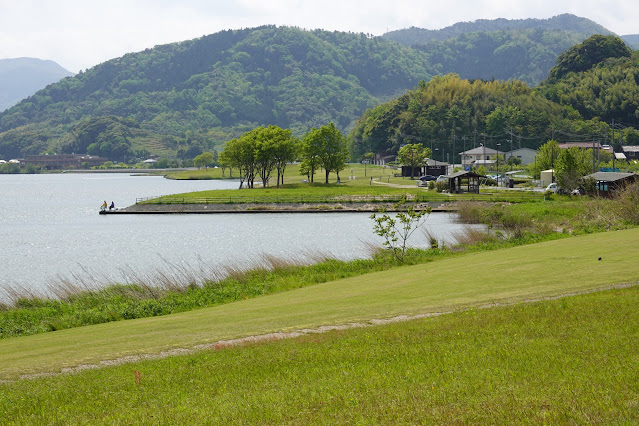 鳥取県東伯郡湯梨浜町長和田 東郷湖羽合臨海公園 からの眺望