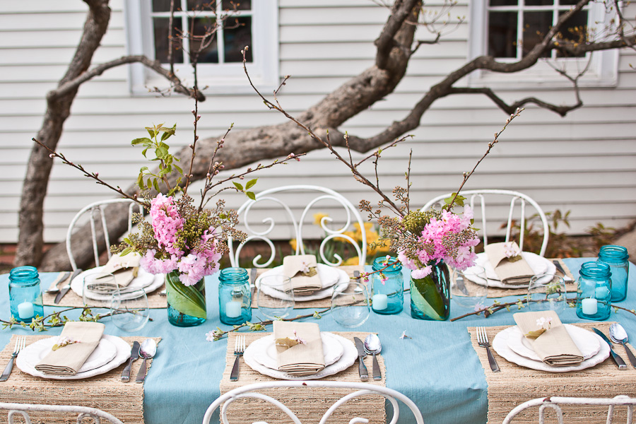 This beautiful Spring Bridal Shower shoot was created by Sarah of Events by