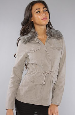 Jack BB Dakota The Patty Jacket in Dark Khaki,Winter Coats & Jackets for Women