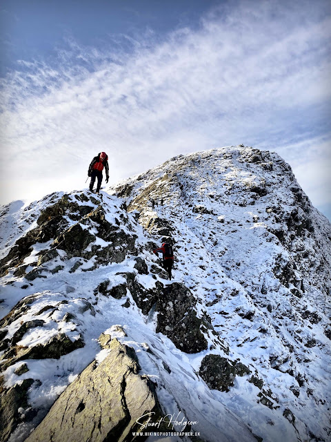 Blencathra walk via Sharp Edge in the snow - one of my best Lake District ridges