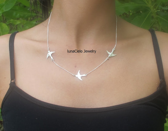 Flying Bird Necklace