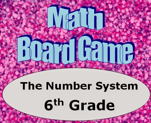 The Best of Teacher Entrepreneurs: Math Games  quot;Number System Board Games  6th, 7th and 8th 