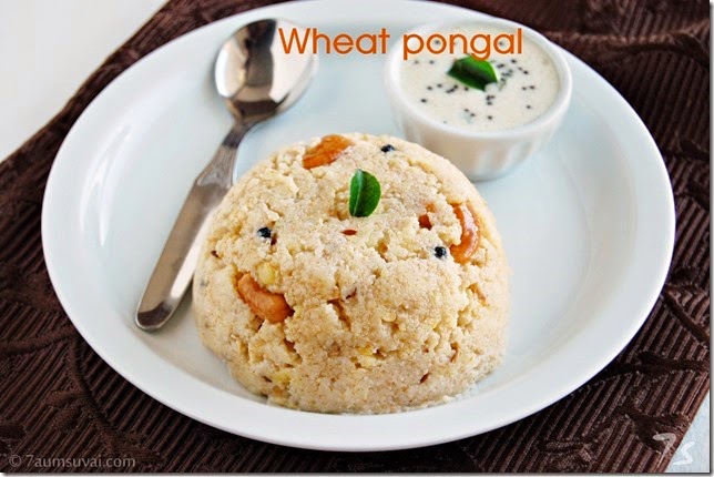 Broken wheat pongal