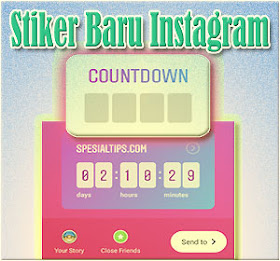 Stiker Baru Instagram Countdown