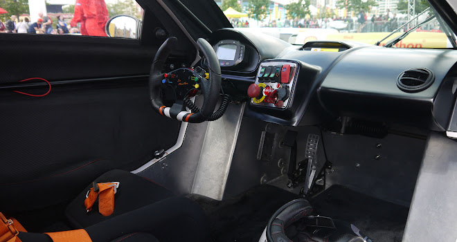 Shell Eco-marathon demonstrator interior