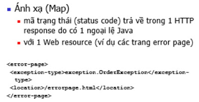 Error Mappings trong lập trình java