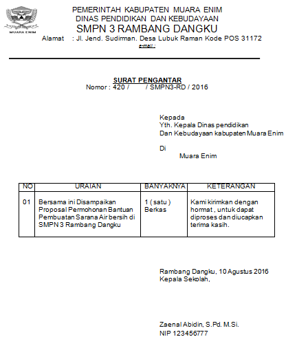 gambar surat pengantar proposal