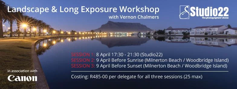 Landscape / Long Exposure Workshop Cape Town