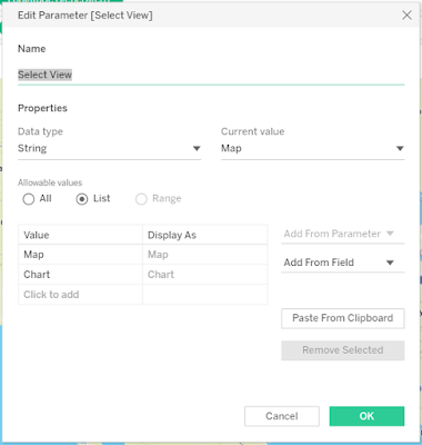 Chart Swap in Tableau