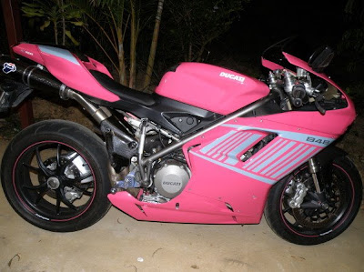 Ducati 848 Pink