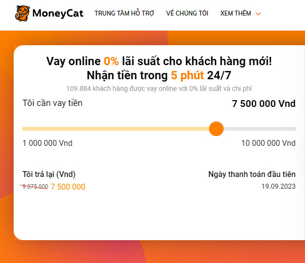 Bùng MoneyCat có sao không?