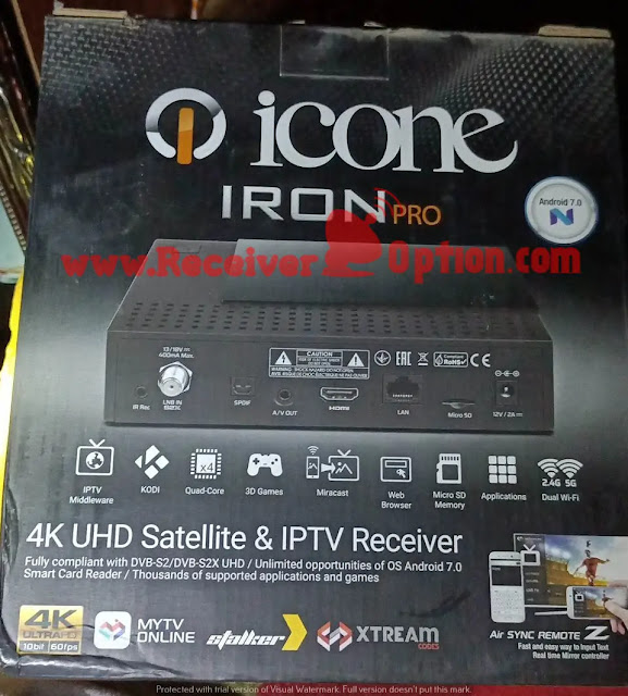 ICONE IRON PRO ANDROID 4K BOX NEW PATCH 1.9.79 MARCH 21 2022