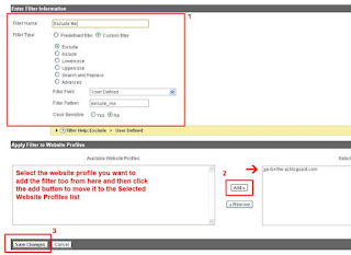 Access the Filter Manager