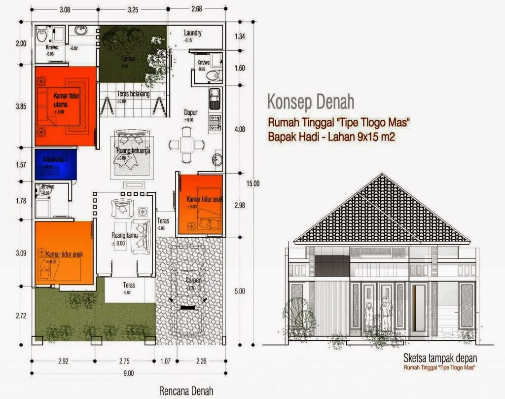 Desain Rumah Minimalis 10 X 16 Foto Desain Rumah Terbaru 2016